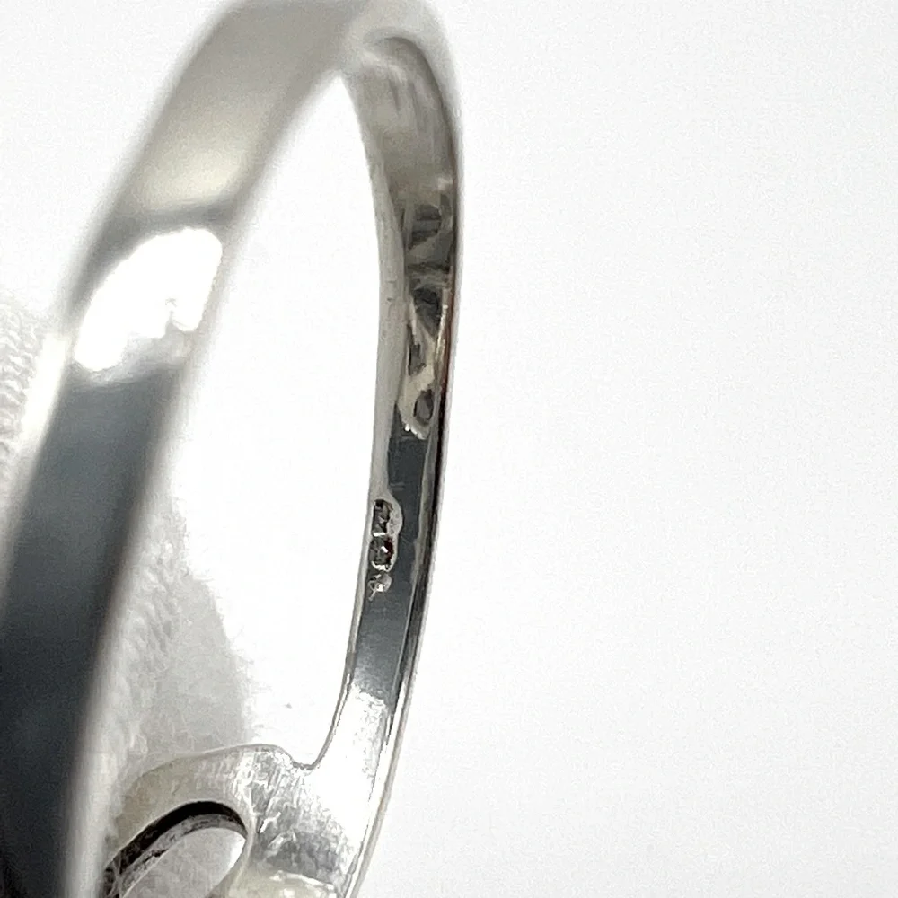 .925 Sterling Silver Double Flower Ring - Picture 9 of 17